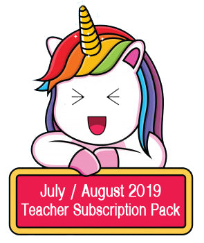 July / August 19 Teacher Sticker Pack