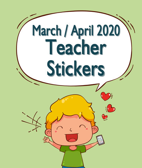 March / April 2020 Teacher Sticker Pack