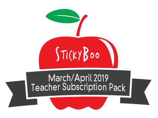 March / April 19 Teacher Sticker Pack