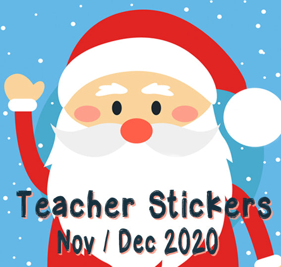 Nov / Dec 2020 Teacher Sticker Pack