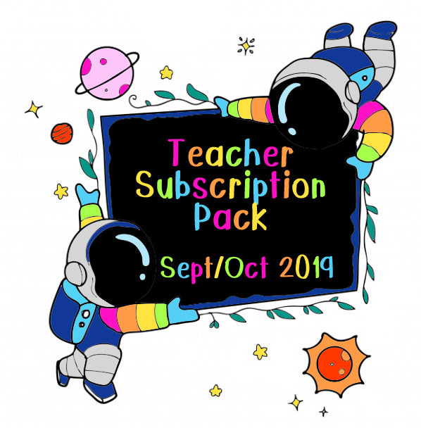 Sept / Oct 2019 Teacher Sticker Pack