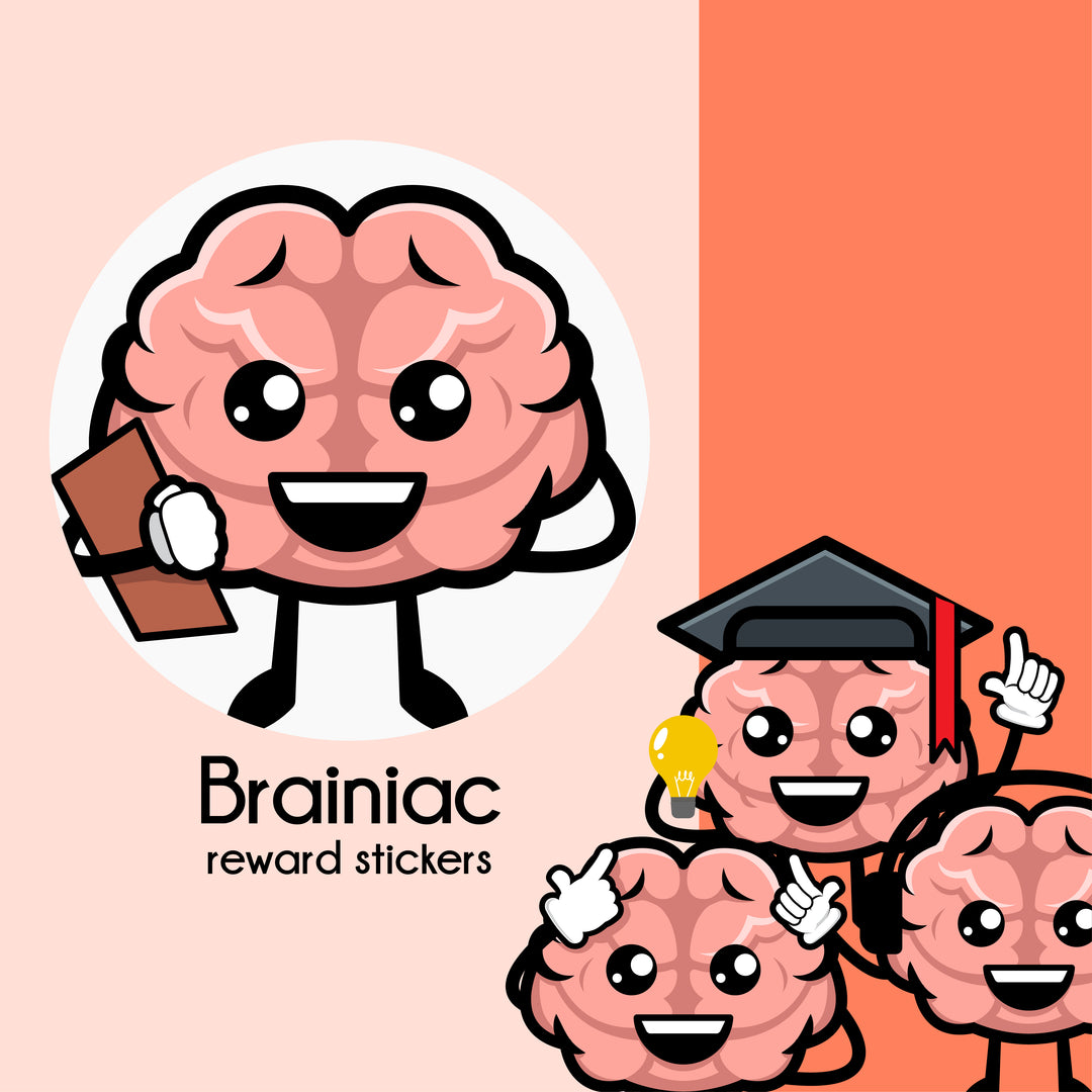 Brianiac | Merit Stickers  | StickyBoo | Mindset sticker