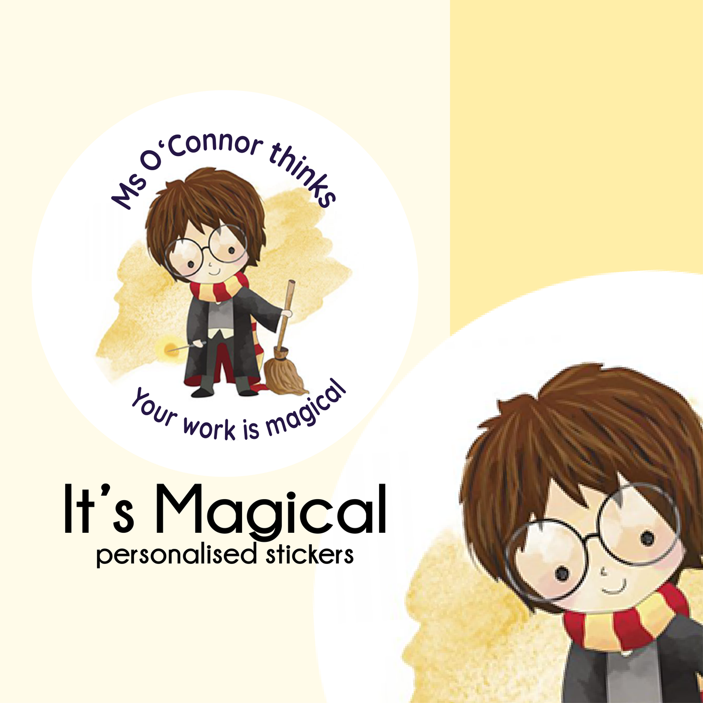 It's Magical | Personalised Teacher Stickers | StickyBoo