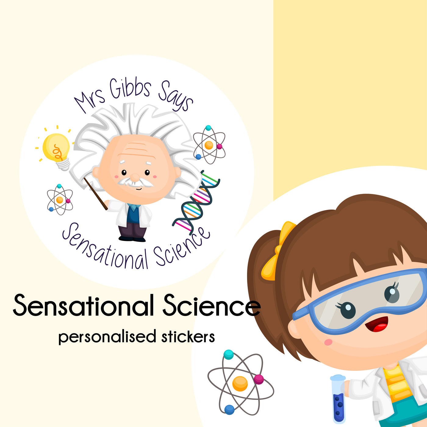 Sensational Science   |  Personalised Merit Stickers