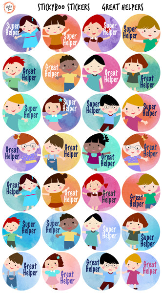 Great Helpers  |  Merit Stickers